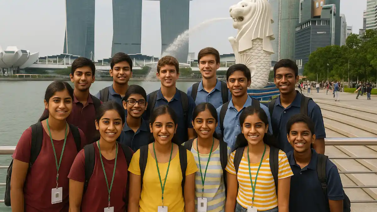 12 Students from Assam Return from Their First-Ever International Trip to Singapore