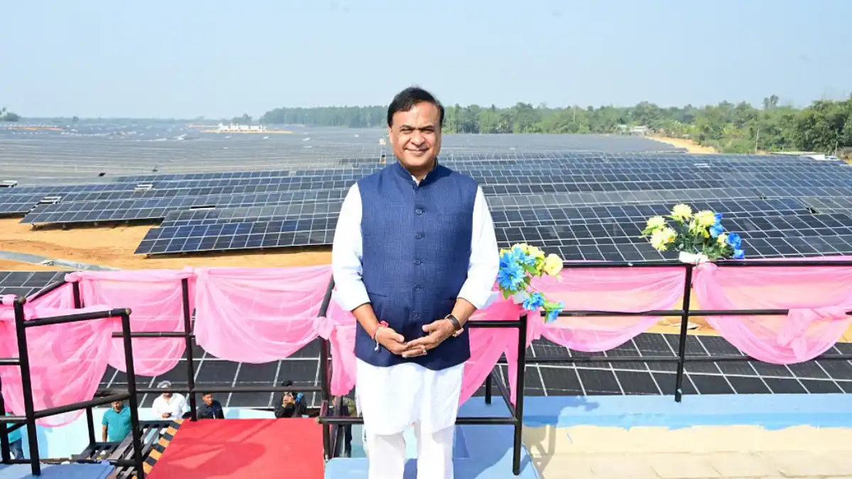 Assam Commissions ₹350-Crore Solar Park in Dhubri; Power to Flow to Guwahati Grid
