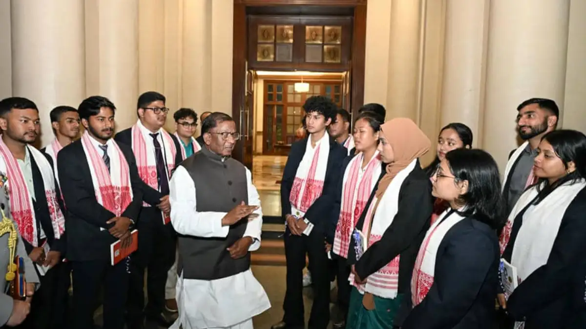 Assam Governor Meets 37 Young Leaders in Guwahati Ahead of Viksit Bharat Dialogue