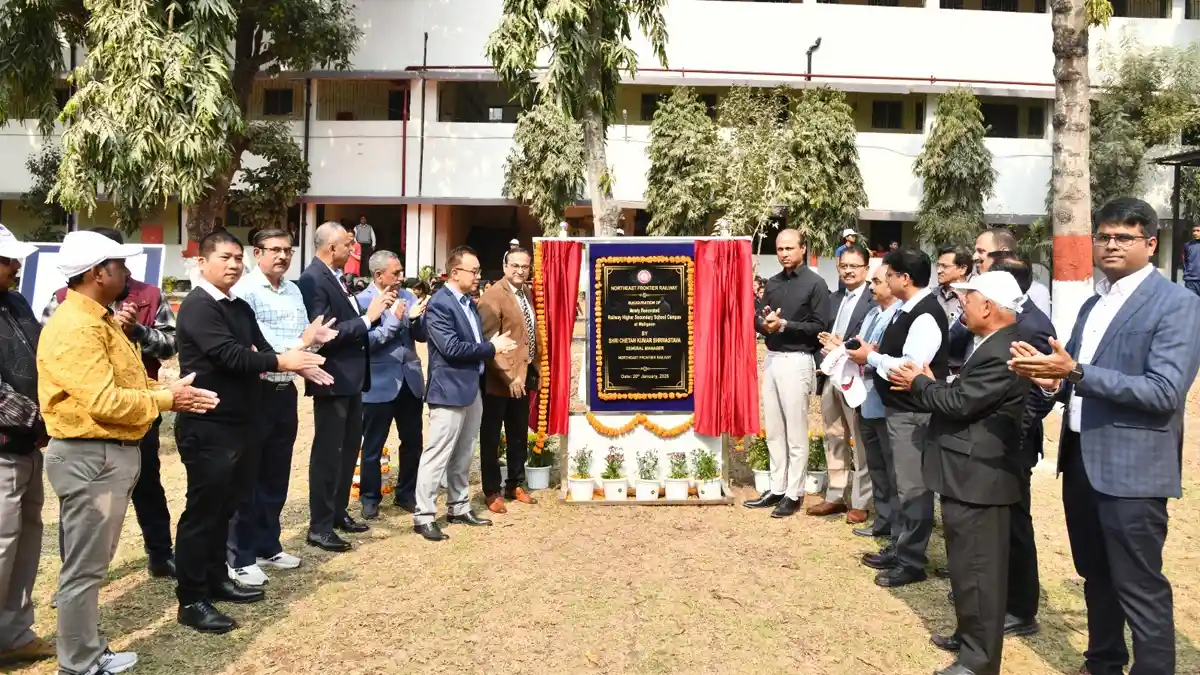 NFR Upgrades Railway HS School in Guwahati’s Maligaon