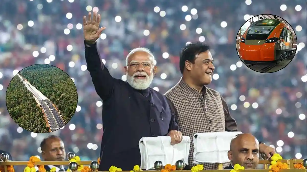 PM Modi’s Assam Visit Enters Day Two, Focus on Kaziranga Corridor and Rail Links