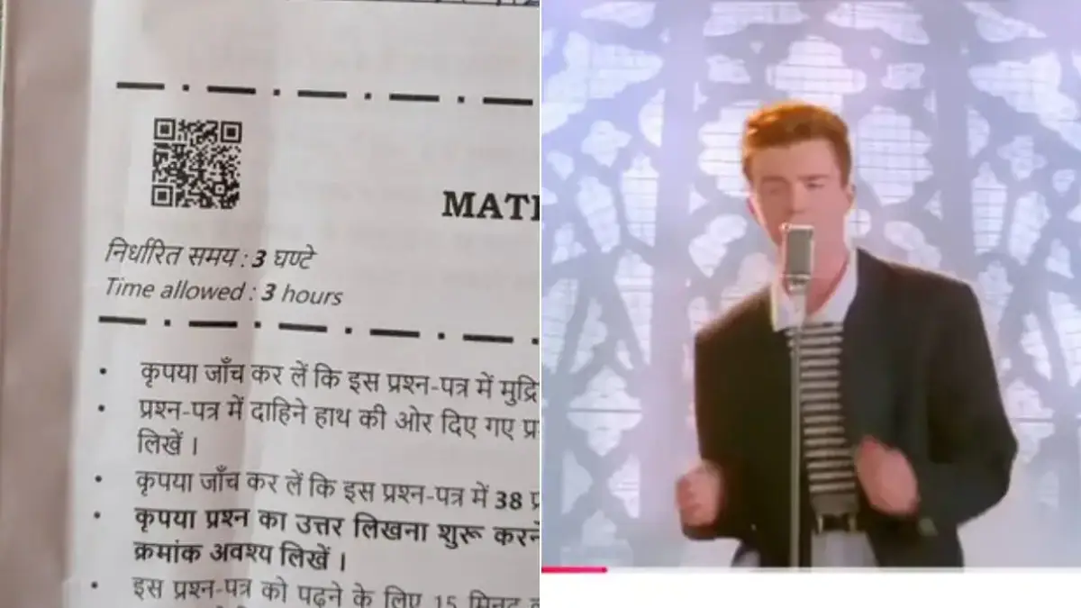 CBSE QR Code ‘Rickroll’ Buzz After Class 12 Maths Exam