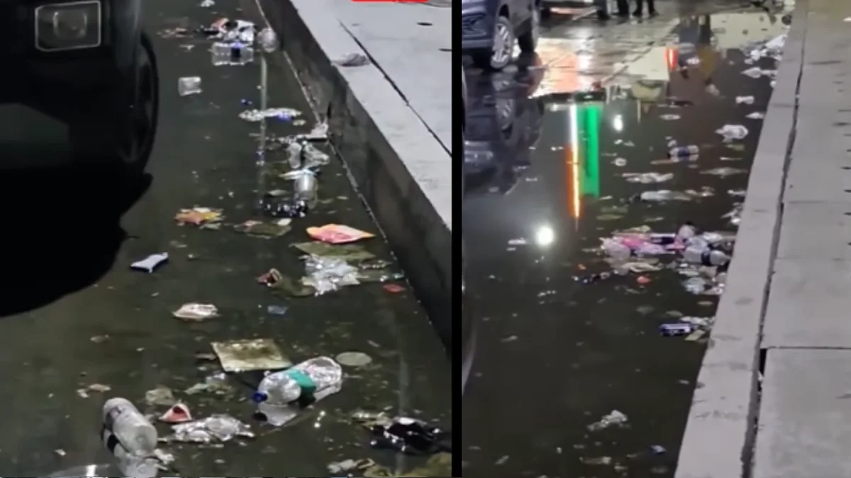 Garbage Spotted on New Brahmaputra Bridge in Guwahati