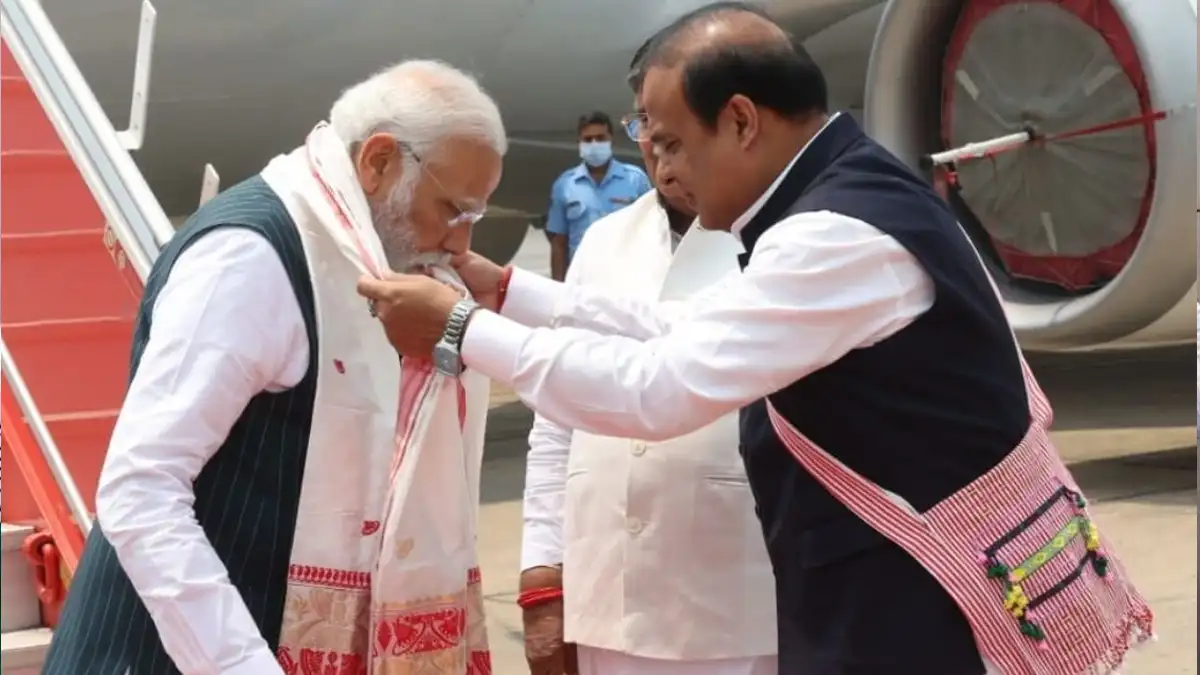 PM Modi Arrives in Guwahati for Two-Day Assam Visit