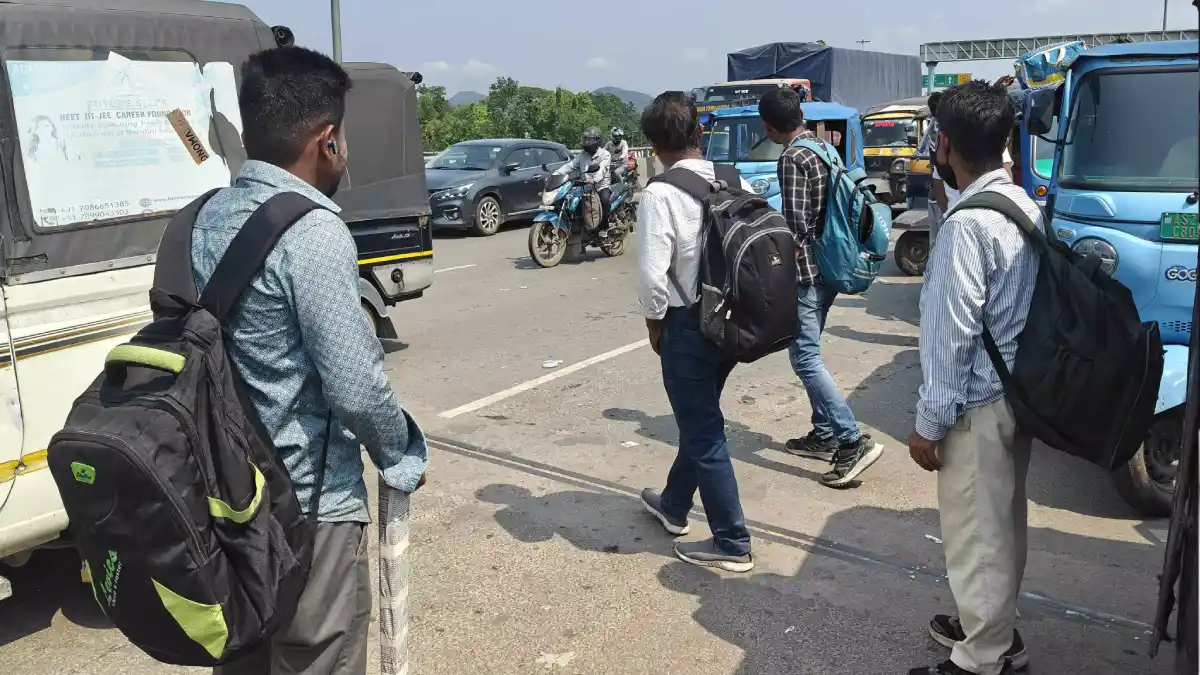 Bus Shortage Disrupts Commute Across Guwahati Ahead of Polls