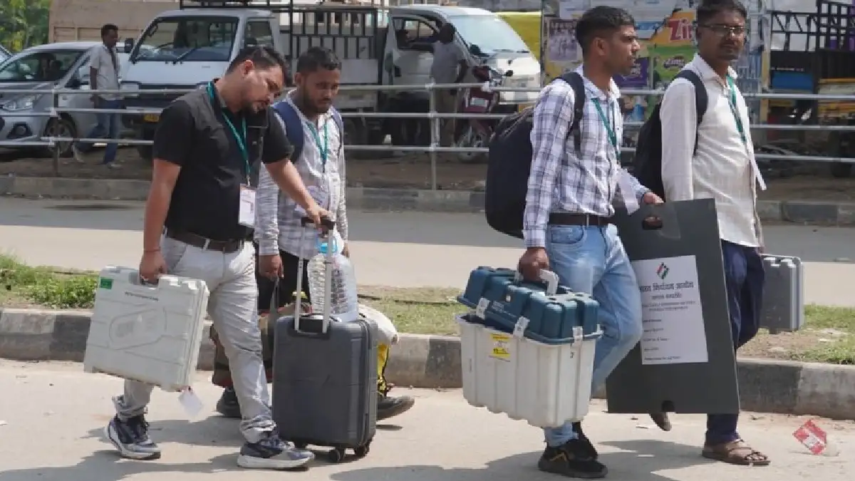 Polling Teams Depart Guwahati Ahead of April 9 Voting gplus