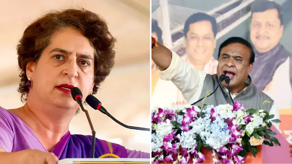Priyanka Gandhi Slams CM Sarma, Row Intensifies in Guwahati