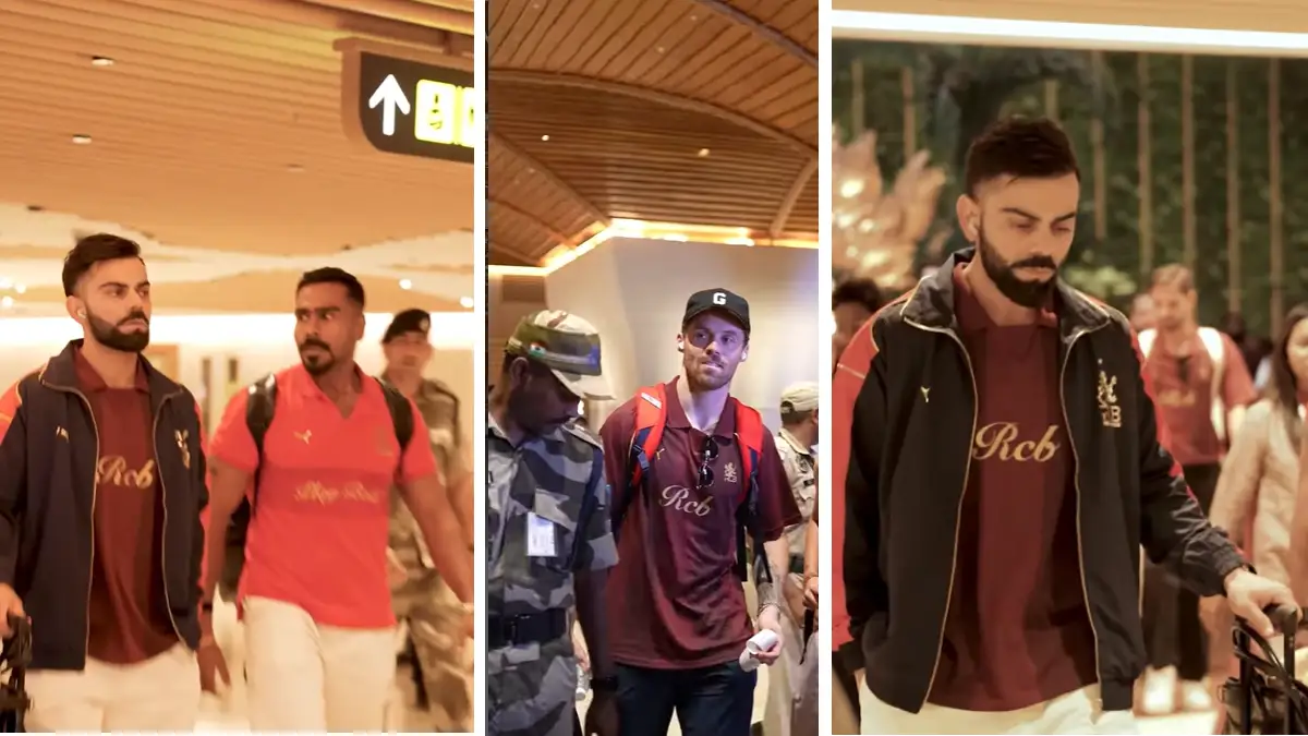 RCB Arrive in Guwahati Ahead of April 10 IPL Clash
