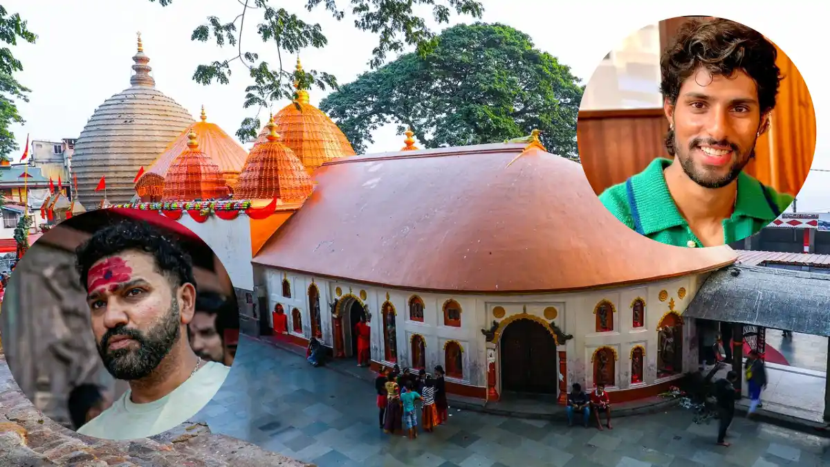 Rohit Sharma, Tilak Varma Visit Kamakhya Temple in Guwahati