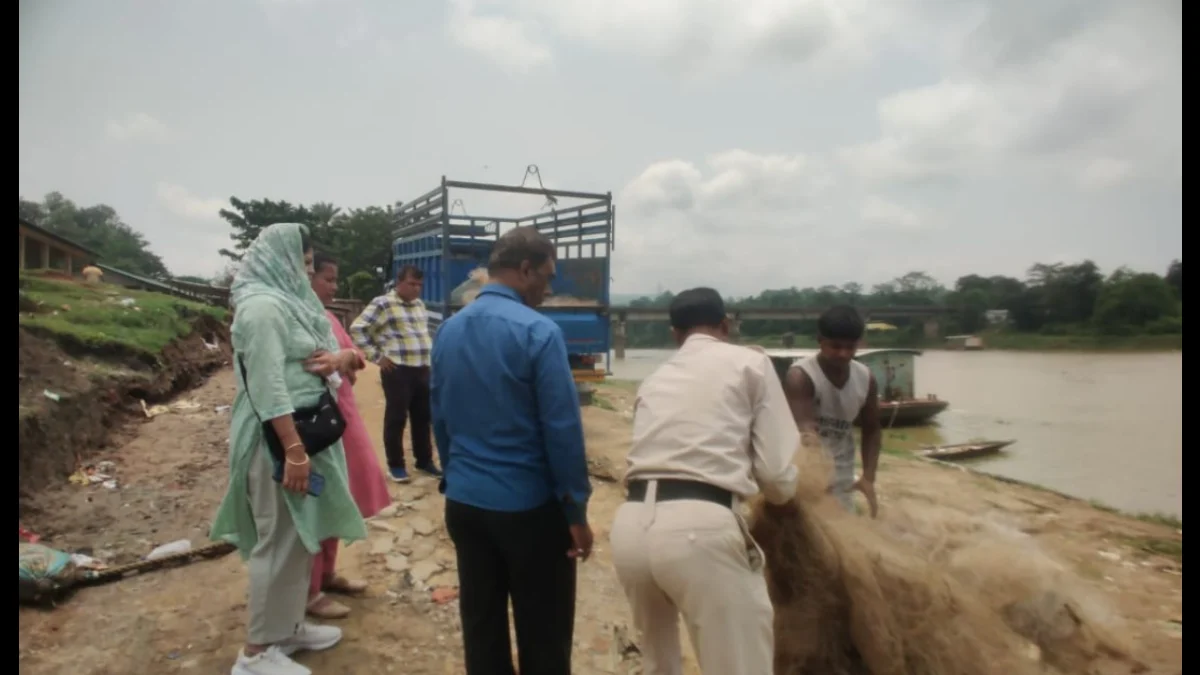 Illegal Fishing Nets Seized Near Guwahati as Authorities Intensify River Enforcement