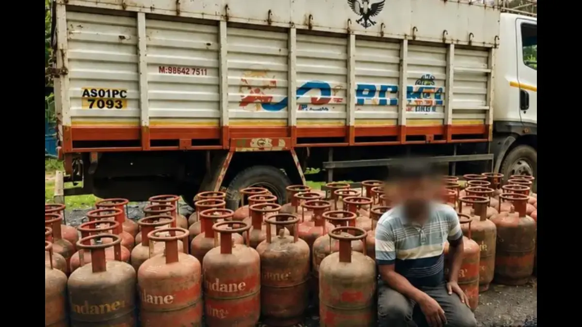 LPG Cylinder Seizure Near Guwahati: One Arrested in Chhaygaon Operation