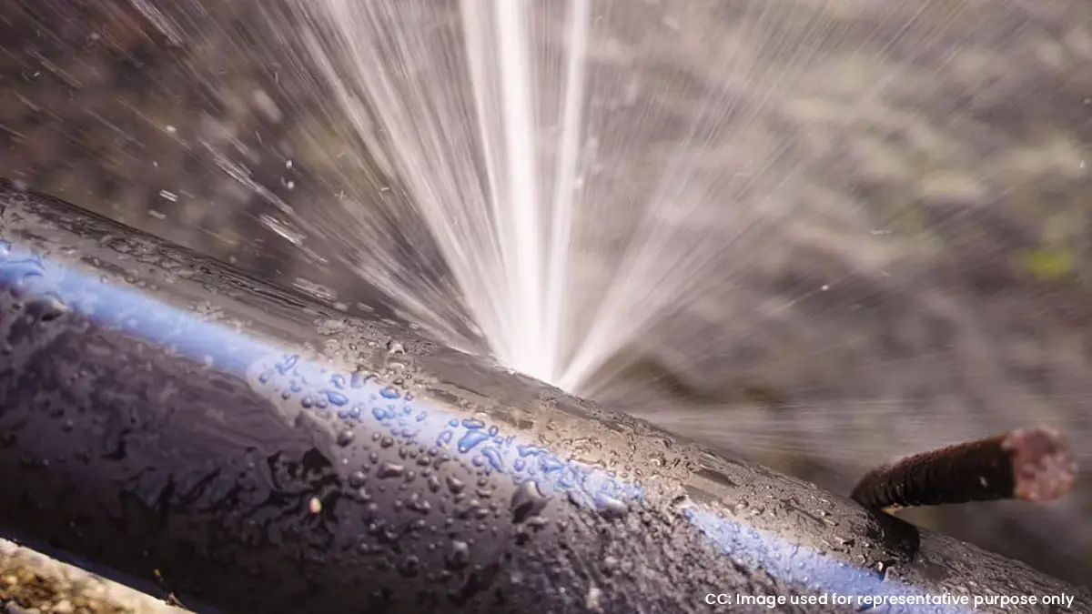 Water Leakage in Tarun Nagar Sparks Concerns in Guwahati