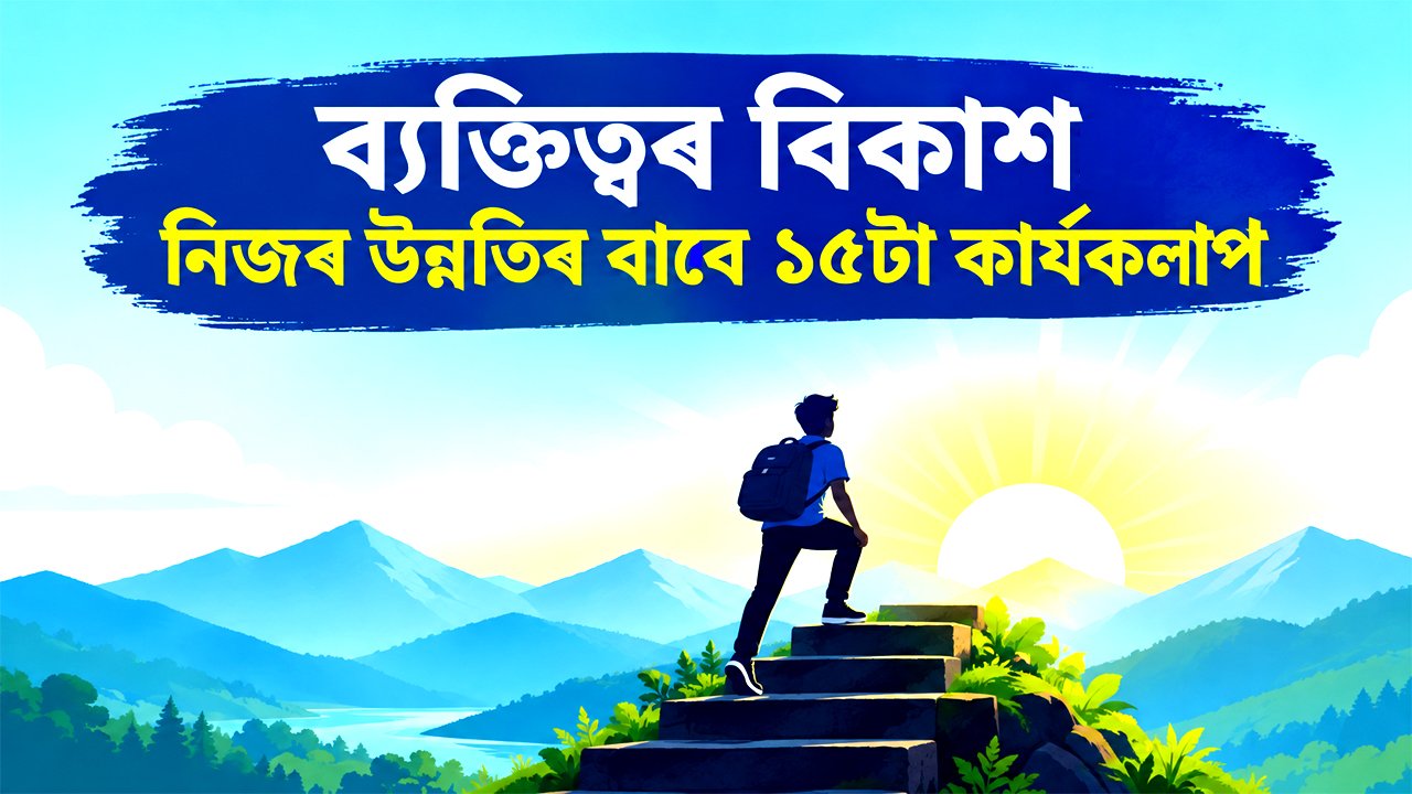 ব্যক্তিত্বৰ বিকাশ: নিজৰ উন্নতিৰ বাবে ১৫টা কাৰ্যকলাপ